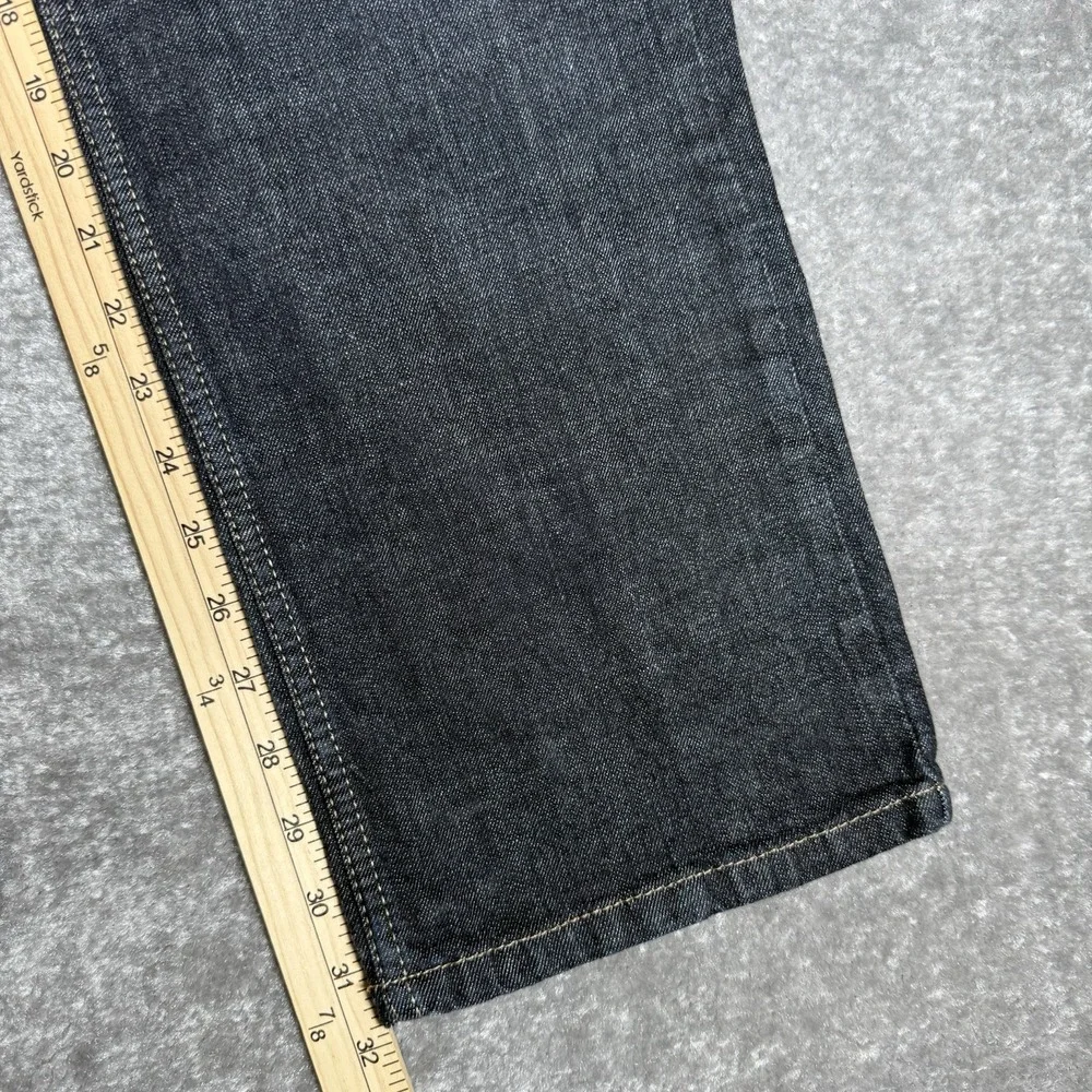 Levi's Signature Jeans Men's 40x32 Blue S51 Straight Leg Dark Wash Denim Stretch